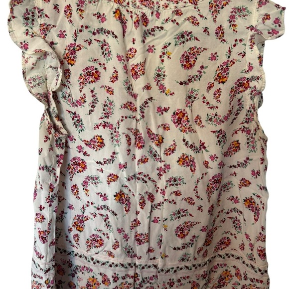 Old Navy Red Ruffled Relaxed Blouse - Picture 2 of 3